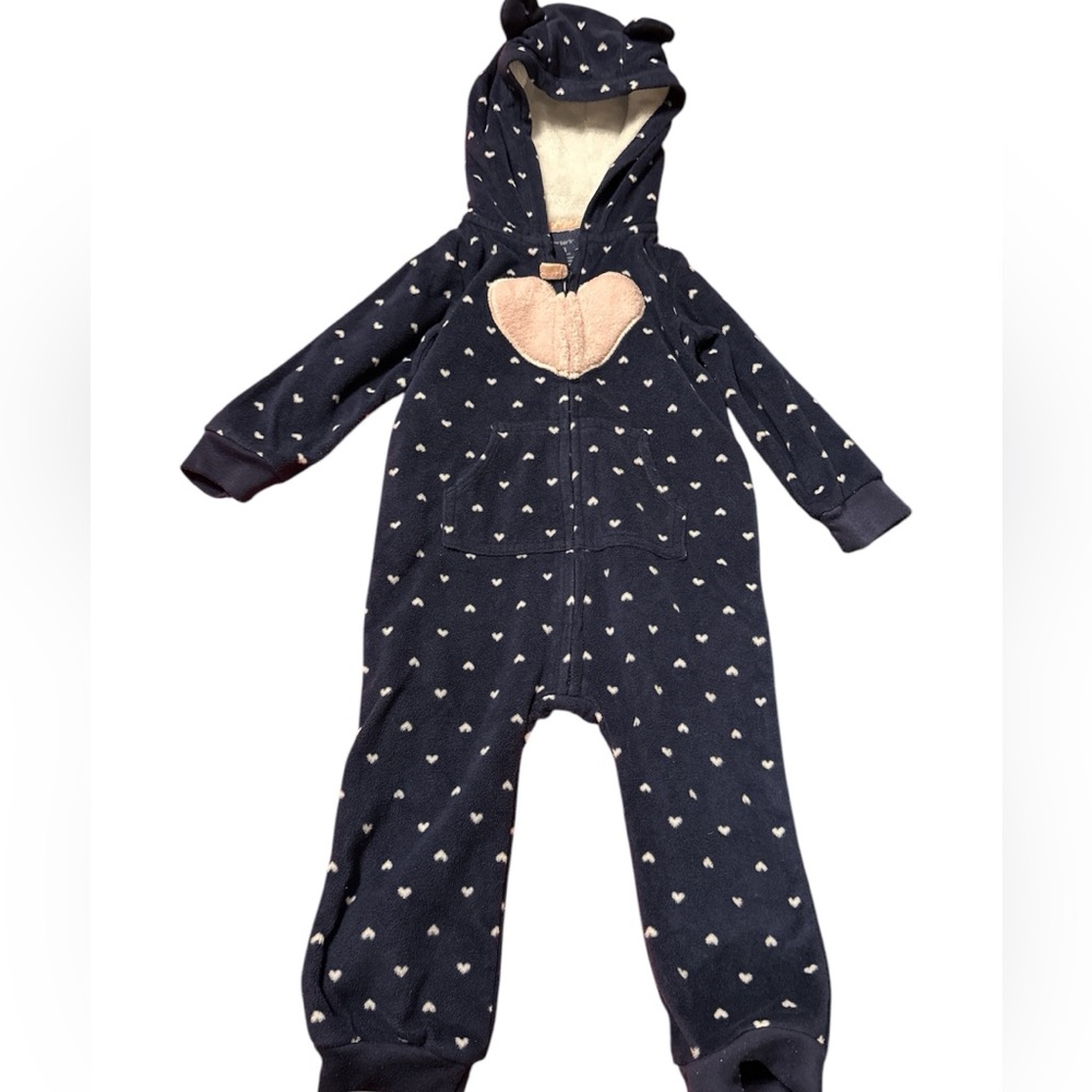 Baby hooded jumpsuit